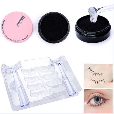 Simple Lower Eyelash Seal Inkpad Fake Eyelash Silicone Mold