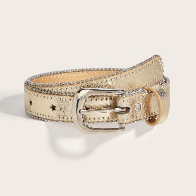 Women Fashion Casual Star Hole Belt