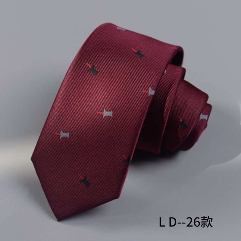 Men Simple Fashion Business Stripe Dress Tie