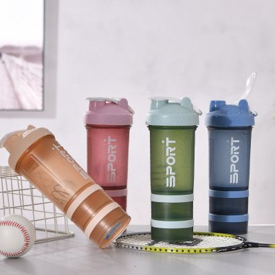 Portable Large Capacity Fitness Letter Water Cup