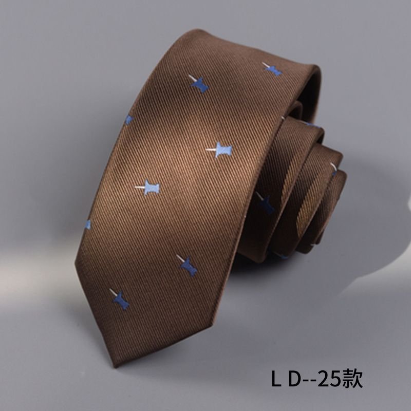 Men Simple Fashion Business Stripe Dress Tie