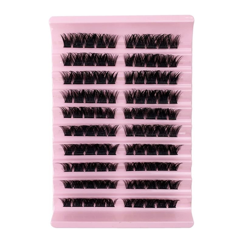 Women Simple Curly Segmented Self-Grafting False Eyelashes