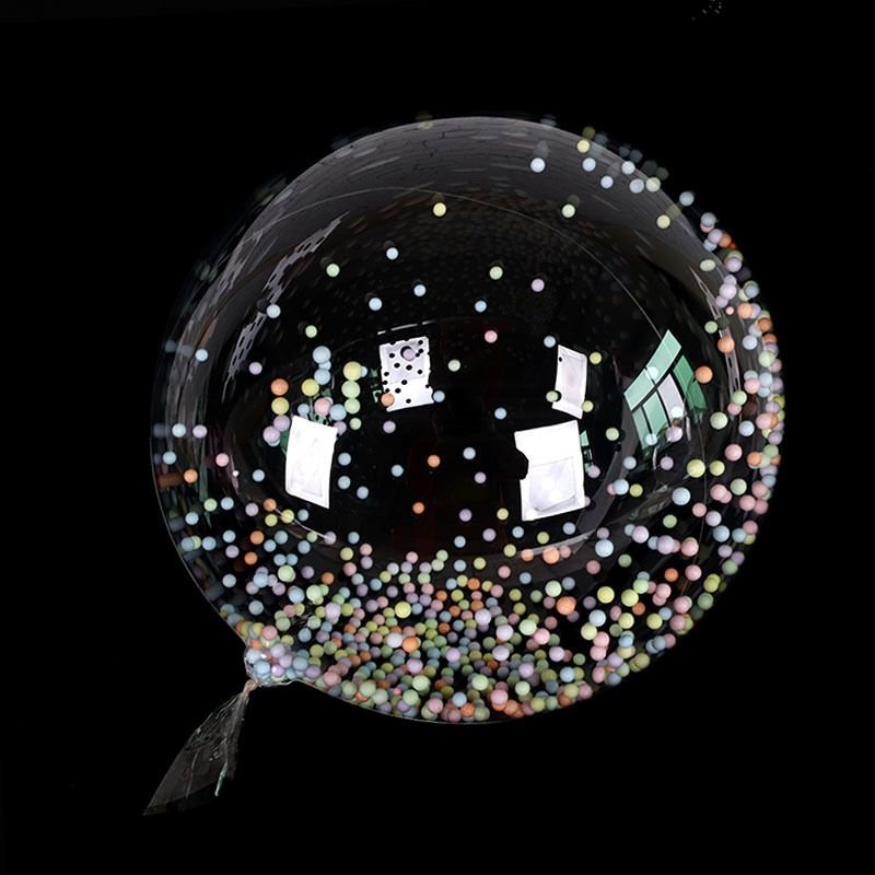 18 Inch Creative Foam Feather Sequins Wave Ball Holiday Party Venue Decoration