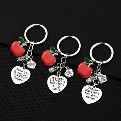 Fashion Creative Letter Stainless Steel Keychain