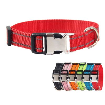 Fashion Simple Outdoor Reflective Traction Rope Pet Dog Dog Collar