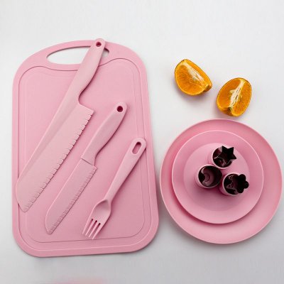 Children Kindergarten Early Education Tableware Plastic Knife Safety Knife Set