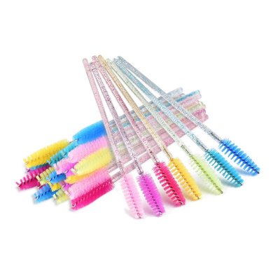 50Pcs Individual Disposable Mascara Applicator Comb Wand Lash Makeup Brushes Tools