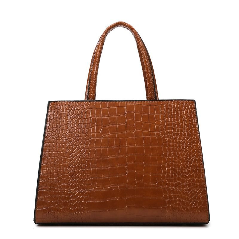 Women Fashion Crocodile Print Handbag Sets