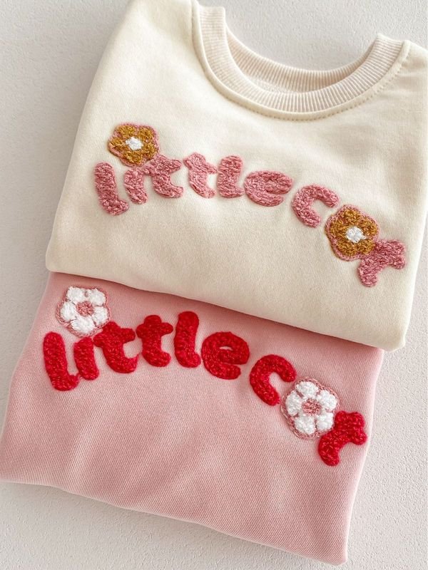 Kids Baby Boys Girls Casual Cute Alphabet Long Sleeve Sweatshirts Trousers Sets