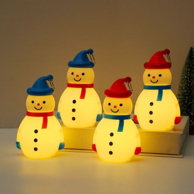 Christmas Decoration Creative Led Snowman Ornaments