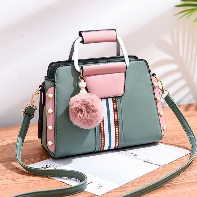 Women Fashion Large Capacity Stitching Handbag