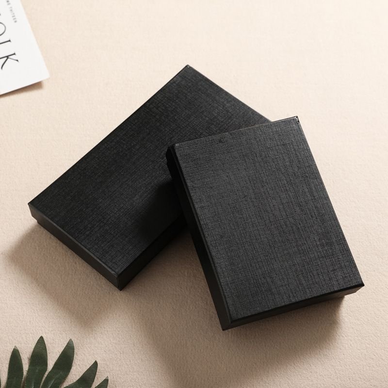 Simple Square Solid Color Wallet Belt Jewelry Packaging Gift Box