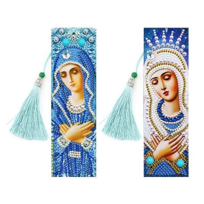 Fashion Bright Diamond Special-Shaped Handmade DIY 5D Diamond Painting Bookmark