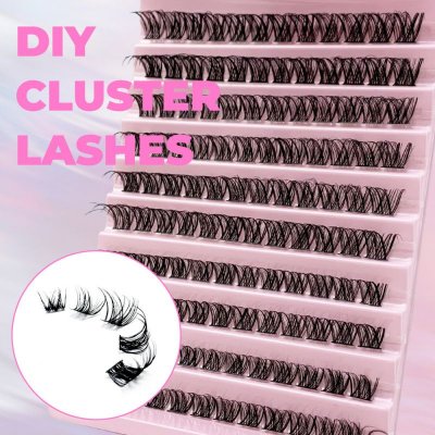 Women Simple Natural Curled Segmented False Eyelashes