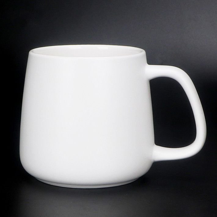 White Ceramic Mug Custom Logo Print