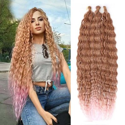 Women Fashion Deep Wave Crochet Hair Braid