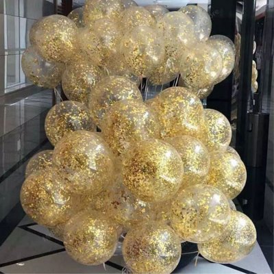 12-Inch Fragments Of Paper Sequins Balloon Party Scene Atmosphere Decoration Props 100-Bag