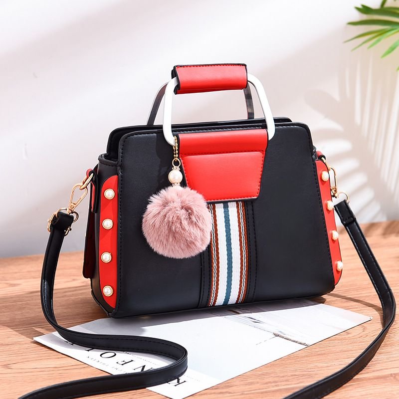 Women Fashion Large Capacity Stitching Handbag