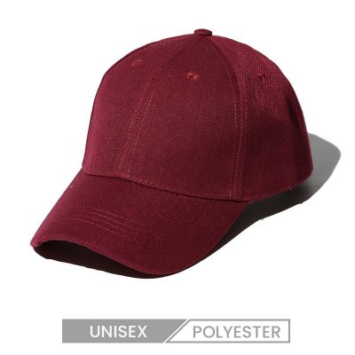 Unisex Solid Color Custom Baseball Cap