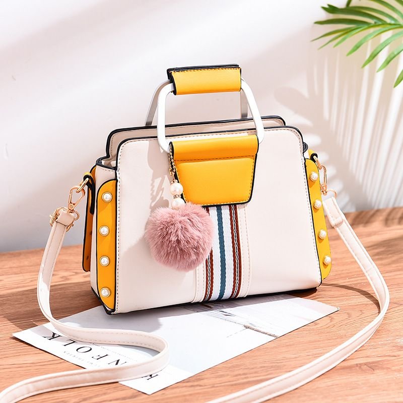 Women Fashion Large Capacity Stitching Handbag