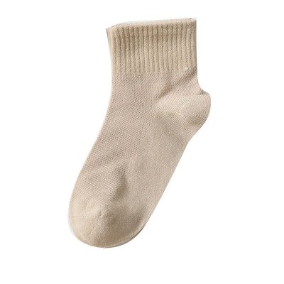 98 Cotton Boys Girls Summer Thin Seamless Breathable Sweat Absorbing Solid Color Custom Quarter Socks