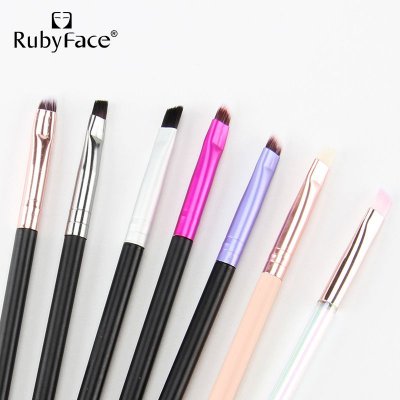 Single Piece Angled Double-headed Eyebrow Brush Spiral Eyelash Brush Makeup Tool