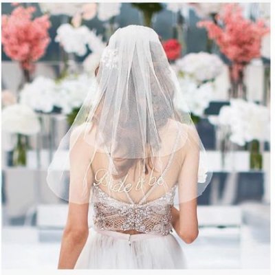 Bride To Be Veil Wedding Party Bridesmaid Veil Bachelorette Veil