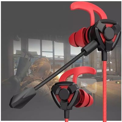 Game Wired Mic Bass Headphones