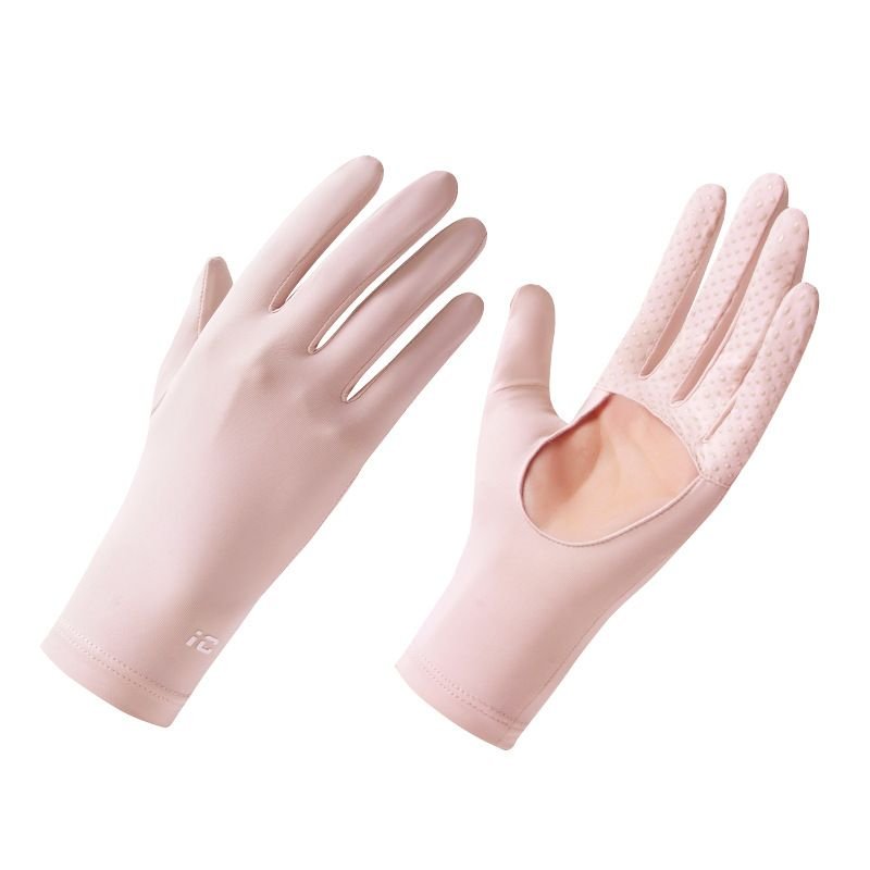 Summer Women Simple Sunscreen Breathable Non-Slip Sports Cycling Gloves