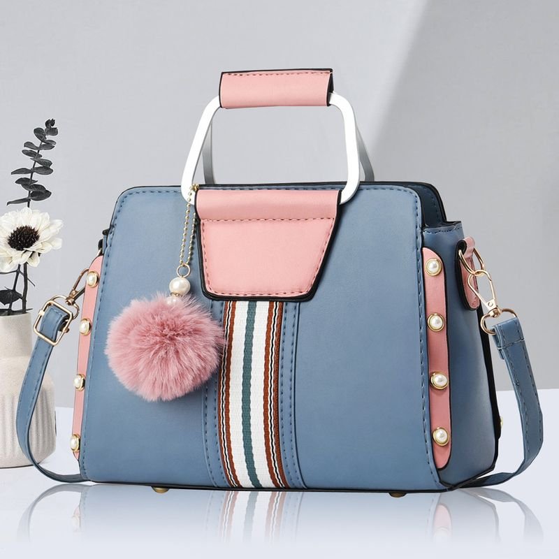 Women Fashion Large Capacity Stitching Handbag